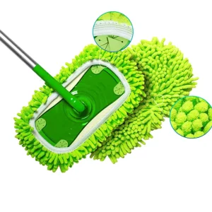 Esun Multi Function Aluminum Microfiber Chenille Mop Pad Soft Washable Reusable Dust Duster Slipper Shoes Cover Home Cleaning