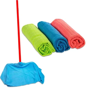 Esun Reusable Aluminum Microfiber Mops Eco Friendly Durable Highly Absorbent Professional Use Floor Cleaning Refill for Home