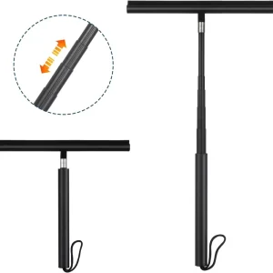 Extendable Shower Squeegee for Bathroom Shower Doors Mirrors Tiles and Car Windows
