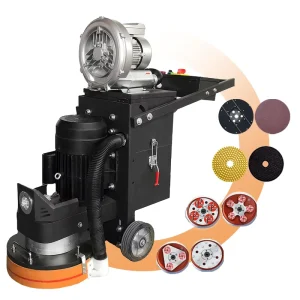 External Fan Concrete Grinder for Terrazzo Floor Grinding and Polishing and Marble