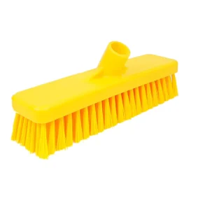 Extra Stiff Flat Cut Cleaning Brush Head Food Grade PP Bristle Color Coded Broom Head for Food Plant Cleaning