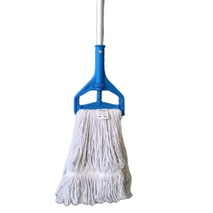 Extra White Yarn Detachable Wet Mop for Hotel Property Janitorial Cleaning