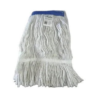 Extra White Yarn Wet Mop Refill Replacement Mop Head Fits Wax Mop Clamp & Thread Clamp Mop Poles