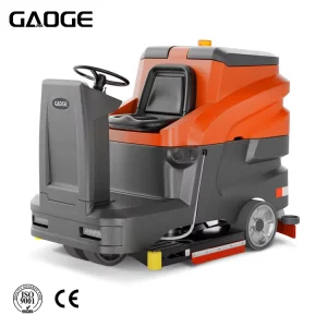 F1100 Ride-On Burnishing Scrubber Dryer with 1280mm Squeegee 9450M2/h Efficiency for Mall and Airport Cleaning