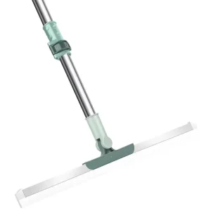 FF5160 Stainless Steel Pole 180° Rotating Head Squeegee Broom for Window, Swimming Pool, Kitchen, Bathroom, and Tile Floor Cleaning