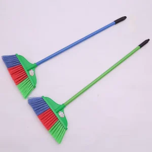 FF5751 Indoor Outdoor Plastic Soft Bristle Broom Manufacturer 76cm Floor Sweeping Broom Brush