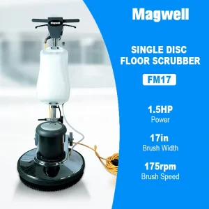 FM17 Heavy-Duty Brush Cleaning Floor Buffer Marble Polishing Machine and Floor Burnisher