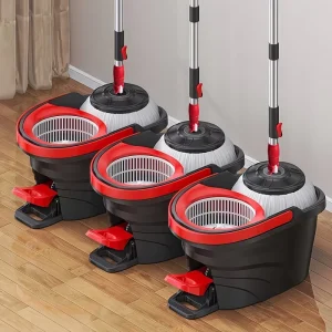 Factory 360-Degree Rotating Microfiber Spin Mop and Bucket Set with Pedal
