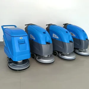 Factory 500MM Walk Behind Epoxy Floor Scrubber Machine 24V Voltage Hand Push Warehouse Tiles Floor Cleaning Machine