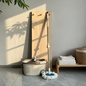 Factory Best Easy Cleaning Microfiber Mops Swivel Spinning 360 Rotating Clean Floor Spin Magic Mop with Plastic Bucket