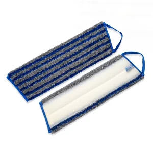 Factory Custom Commercial Industrial Microfiber Trapezoid Scrubbing Twisted Mop Microfiber Wet Mop Pad Floor Cleaning Mop