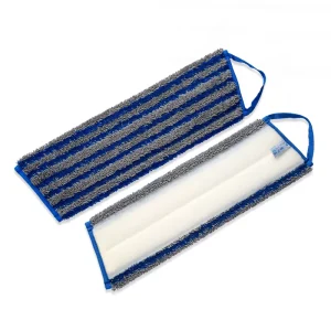 Factory Custom Industrial Microfiber Trapezoid Scrubbing Twisted Mop Commercial Microfiber Wet Mop Pad Floor Cleaning Mop