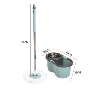 Factory Customizable 360 Spin Mop Rod Rotating Magic Mop for Floor Cleaning with Bucket