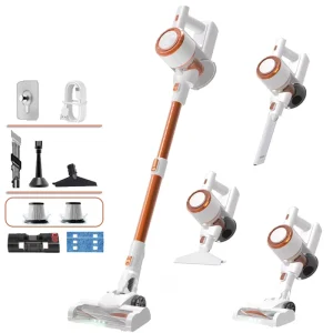 Factory Cyclone Bagless Cordless Wet and Dry Vacuum Cleaner with Blow Function, Mop, LED and Pet Hair Cleaning