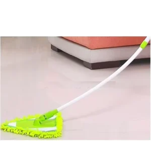 Factory Direct AZO Microfiber Triangle Mop with Foldable Handle and Chenille Head