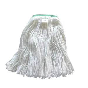 Factory Direct Extra White Thick Polypropylene Yarn Wet Mop Head Compatible with Thread Clamp & Wax Mop Clamp