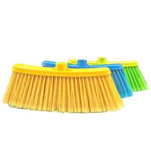 Factory Direct Flagged Bristle Replacement Broom Brush Head for Household Cleaning