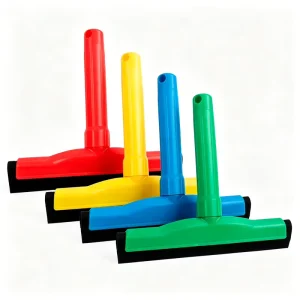 Factory Direct Floor Squeegee and Cleaning Brush for Windows, Bathrooms, and Kitchens