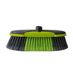 Factory Direct Household Broom Dustpan Set High Elastic PET Bristles Built in Scraper