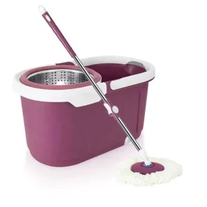 Factory Direct Household Cleaning Mop and Bucket Set with Microfiber Head and 360-Degree Rotation