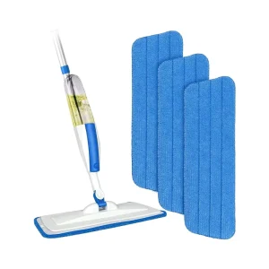 Factory Direct Microfiber Spray Mop For Floor Cleaning 360 Rotating Flat Mop With Reusable Cleaning Cloth Pads