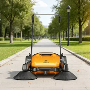 Factory Direct Portable Manual Road Cleaning Machine Industrial Floor Vacuum Sweeper Parts