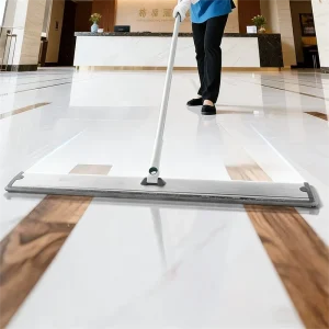 Factory Direct Sale Commercial Hotel Hospital Grade Customized Size Ultra Fine Fiber Stainless Steel High Dehydration Rate Mop