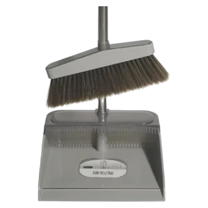 Factory Direct Sell Metal Broom Dustpan Set Long Handle Mop Stick Cleaning Set