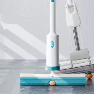 Factory Direct Stainless Steel Sponge Roller Mop with Four-Side Wringing