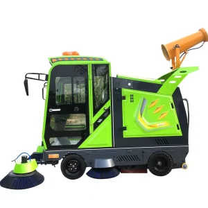 Factory Driving Leaf and Dust Sweeper with Automatic Floor Scrubber for Roads and Streets