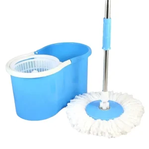Factory Easy Cleaning Microfiber Mops Swivel Spinning 360 Rotating Clean Floor Spin Magic Mop with Plastic Bucket