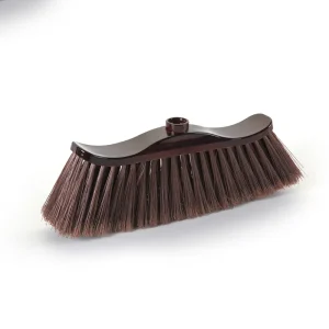 Factory Eco Friendly Household Plastic Broom Head Wooden Broom Sticks Plastic Broom Brush Head for Floor Cleaning