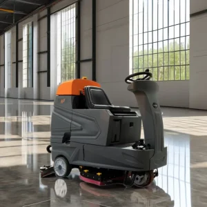 Factory Electric Ride-On Floor Scrubber Sweeper for Hotel, Hall, Street, and School