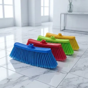 Factory Export Household Cleaning Broom with Plastic Broom Head for Floor Sweeping