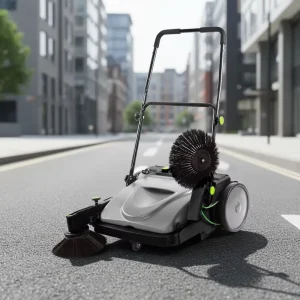 Factory Floor Vacuum Sweeper Hand-Push Floor Sweeper