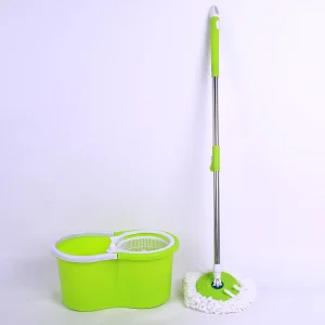 Factory Household Magic Mop Bucket Set Rotating Dual Drive Bucket Desk Dual Mop Heads Hand Press Hands Free