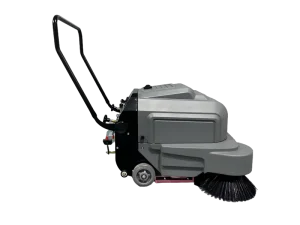 Factory Industrial Walk-Behind Floor Sweeper with 12V Battery and 25L Water Tank