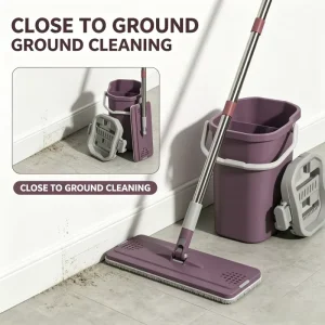 Factory Long Telescopic Handle Magic Self Wringing Mop Mob Floor Cleaning Mop