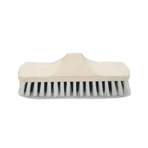 Factory Manufacture White Hard-Bristle Plastic Floor Scrub Brush Broom Head For Street Floors