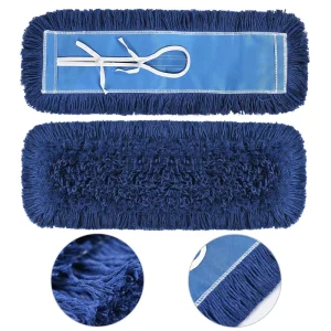 Factory Manufacturer Industrial Cleaning Tool Flat Floor Dust Mop with Washable Portable