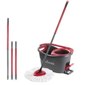 Factory Manufacturer Replacement Floor Cleaning Mop with Iron Handle and Microfiber Spin Head
