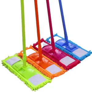 Factory Microfiber Chenille Retractable Floor Mop