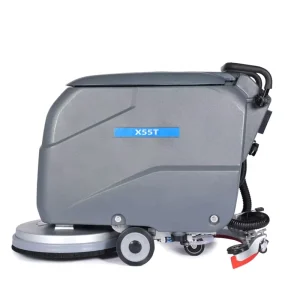 Factory More Powerful Walk Behind Scrubbing Machine Floor Scrubber Fresh 55L Sewage 60L Tank
