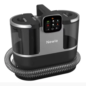 Factory ODM Wet and Dry Carpet Cleaner with 1.5L Sewage Tank and 1.5L Clean Tank Digital Control Portable for Hotel and Car Use