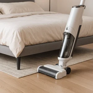 Factory OEM ODM Slim Wet and Dry Upright Vacuum Cleaner with Self-Cleaning, LED Display, and Brushless Motor