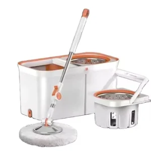 Factory OEM ODM Stainless Steel Rod Spin Microfiber Mop and Bucket Set