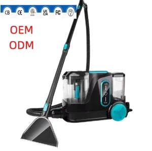 Factory Portable Electric Handheld Bagless Wet and Dry Carpet Cleaning Machine for Home, Hotel, and Car Use