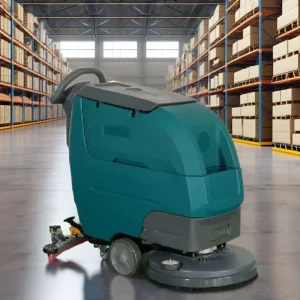 Factory Price 1000W DC24V Walk Behind Commercial Carpet Cleaning Machine New Workshop Hand Push Electric Floor Scrubber Sweeper