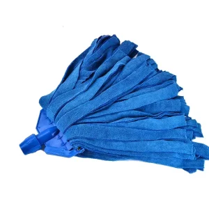 Factory Price Absorbent Household Floor Cleaning Microfiber Mop Cloth Microfibre Mop Head Washable Terry Strip Spin Mop Head