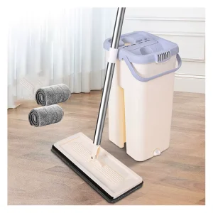 Factory Squeeze Floor Mop Dry and Wet Flat Mop with Durable Telescoping Handle
